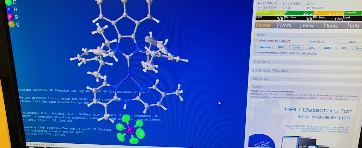 Refining crystal data